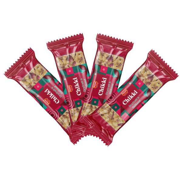 Dryfruit & Gulkand Chikki Pack of 4